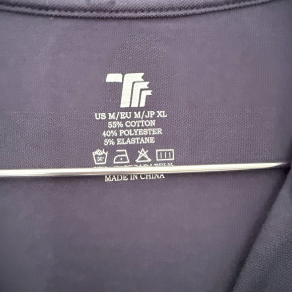 Navy Blue Sporty Polo Mini Dress Medium Preppy Tennis Stretch Knit Golf NWT - Picture 5 of 8